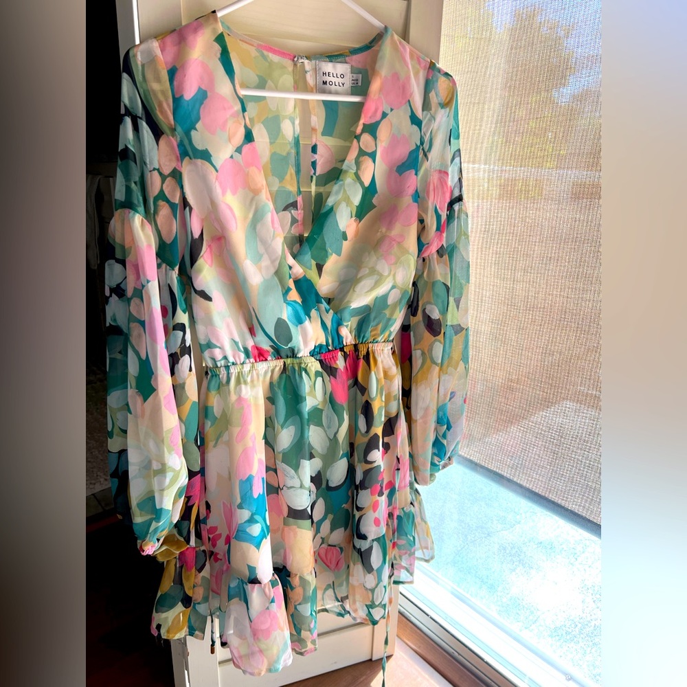 Hello Molly Wrapped Up Dress Green